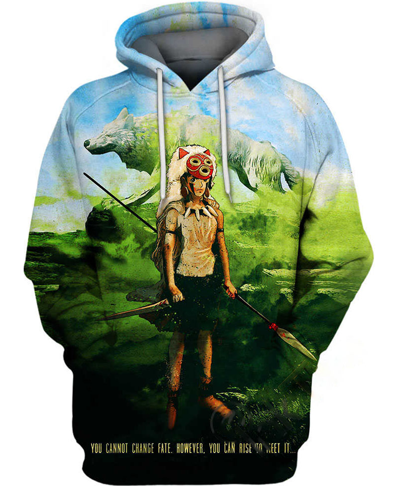 Mononoke Nature Hoodie 3D 13 Mononoke Nature Hoodie 3D