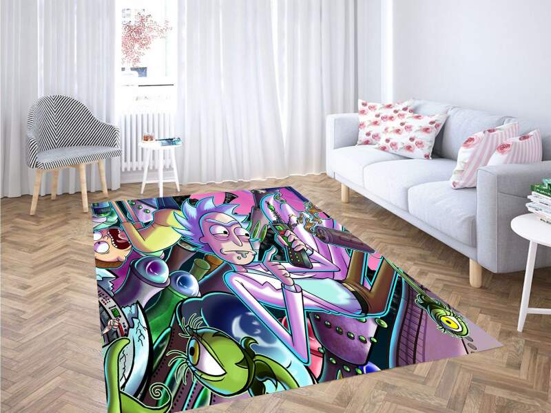 Morty Cartoon Carpet Rug