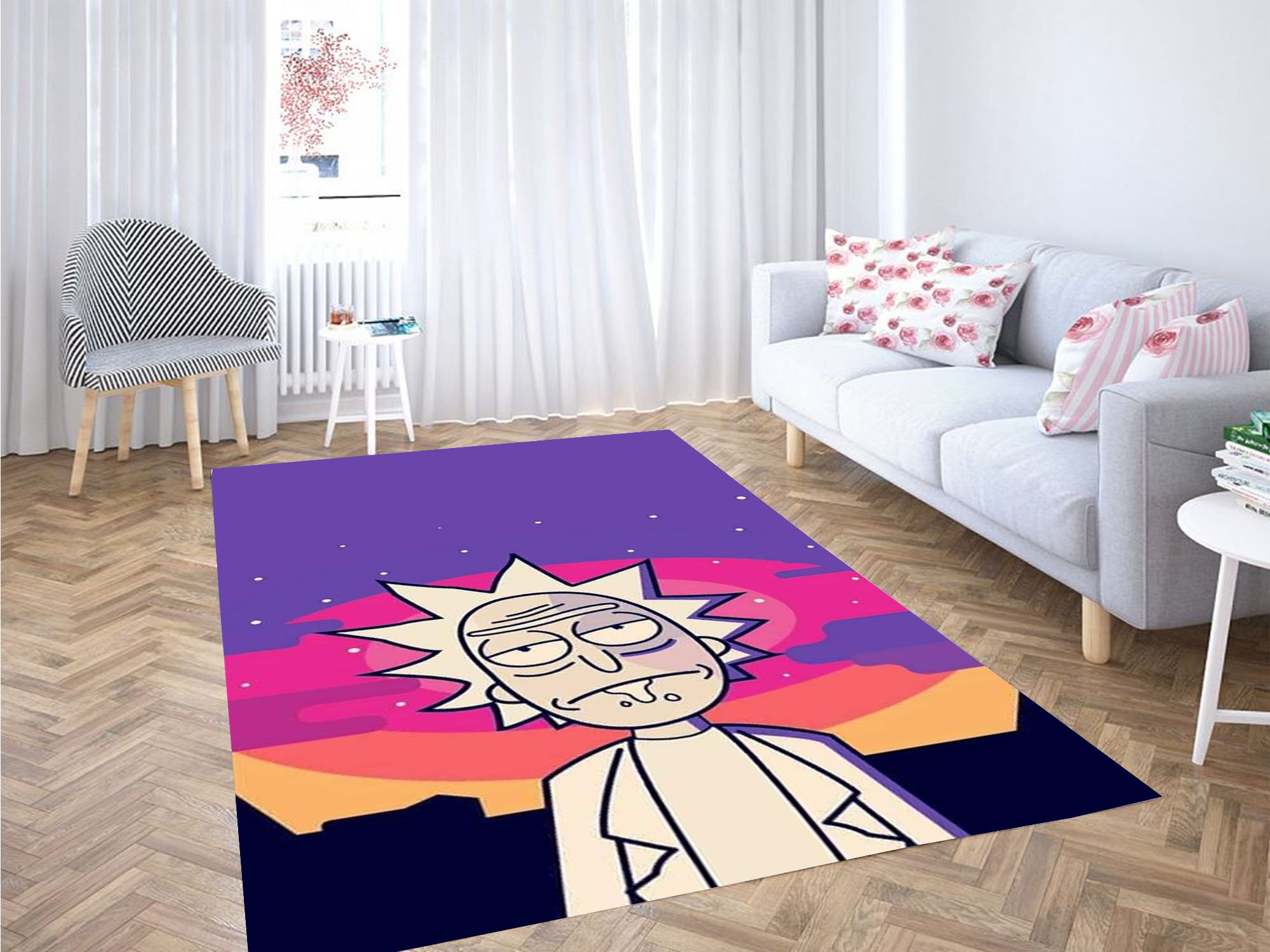 Morty Wallpaper Carpet Rug