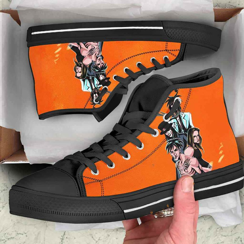 Motley Crue High Top Shoes