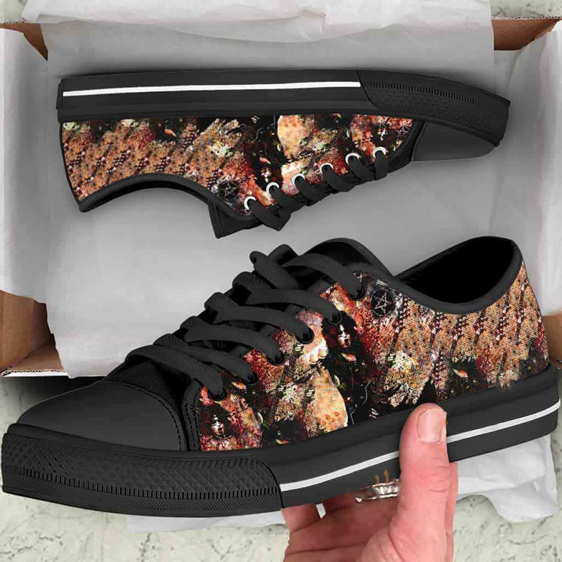 Motley Crue Portrait Low Top Shoes 5 Motley Crue Portrait Low Top Shoes