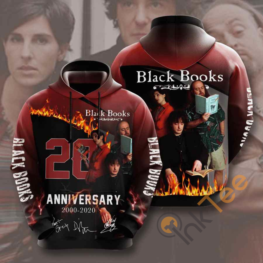 Movie Black Books Usa Hoodie 3D