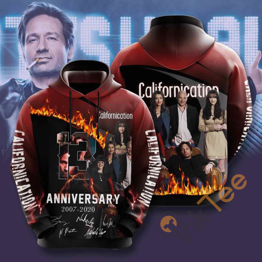 Movie Californication Usa Hoodie 3D 1 Movie Californication Usa Hoodie 3D