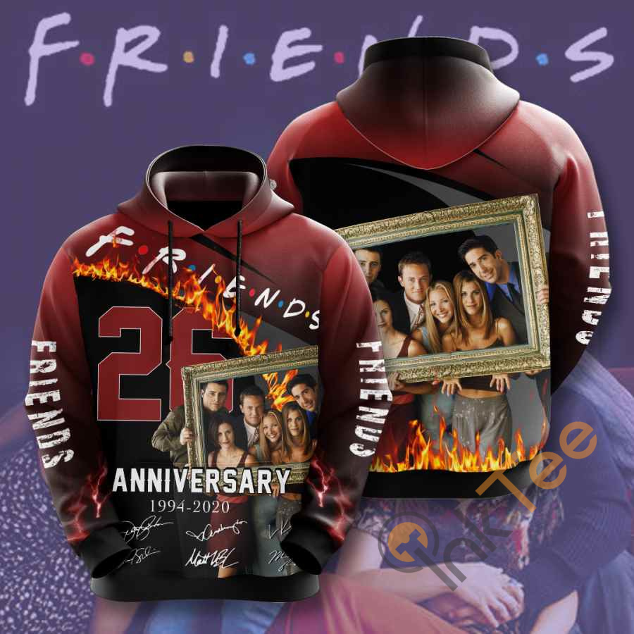 Movie Friends Usa Hoodie 3D