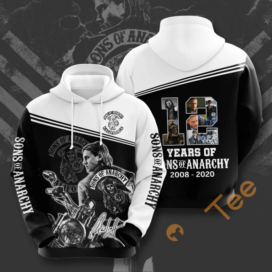 Movie Sons Of Anarchy Usa Hoodie 3D