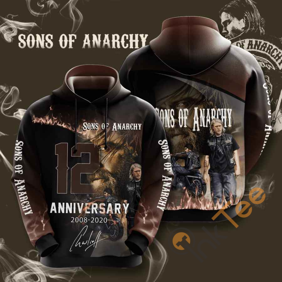Movie Sons Of Anarchy Usa Hoodie 3D
