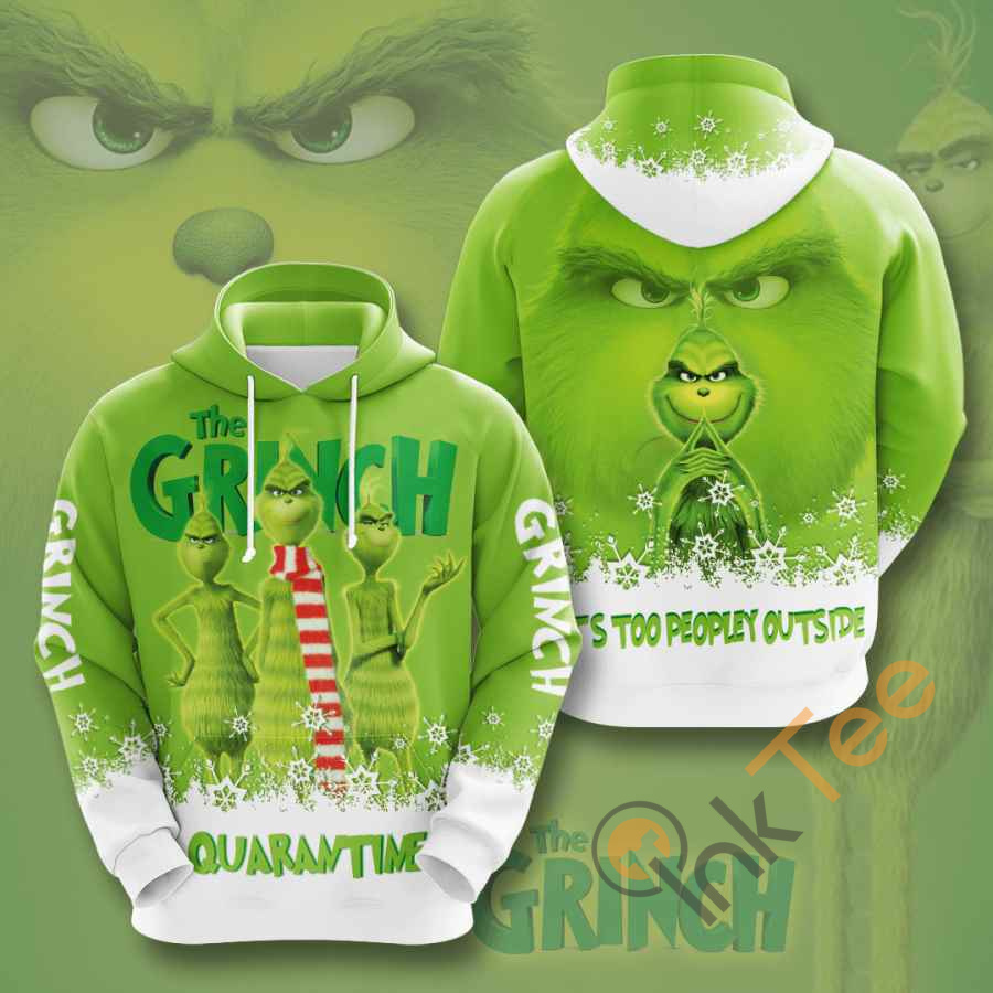 Movie The Grinch Usa Hoodie 3D