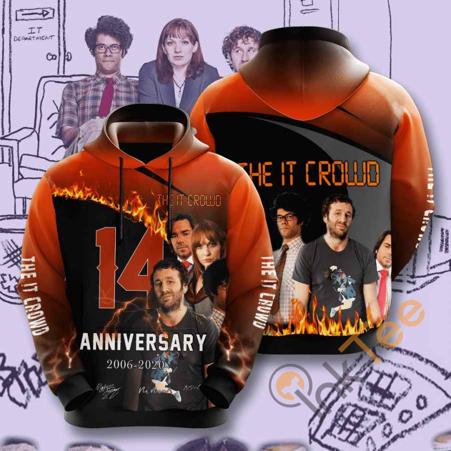 Movie The It Crowd Usa Hoodie 3D 1 Movie The It Crowd Usa Hoodie 3D