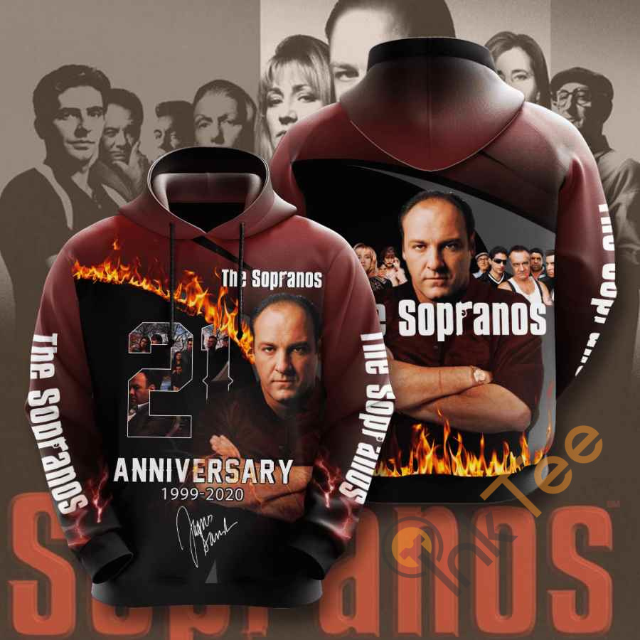 Movie The Sopranos Usa Hoodie 3D 1 Movie The Sopranos Usa Hoodie 3D