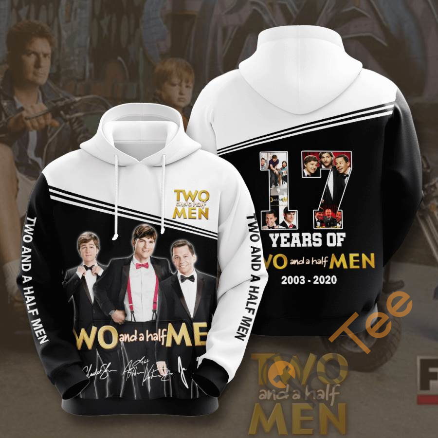 Movie Two And A Half Men Usa Hoodie 3D