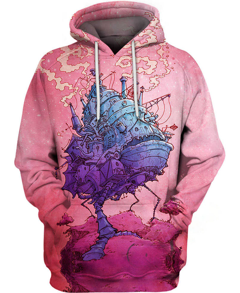 Moving Castle Hoodie 3D