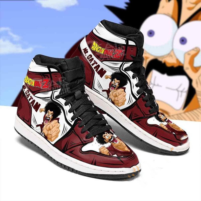 Mr Satan Dragon Ball Sneakers Anime Air Jordan Shoes 13 Mr Satan Dragon Ball Sneakers Anime Air Jordan Shoes