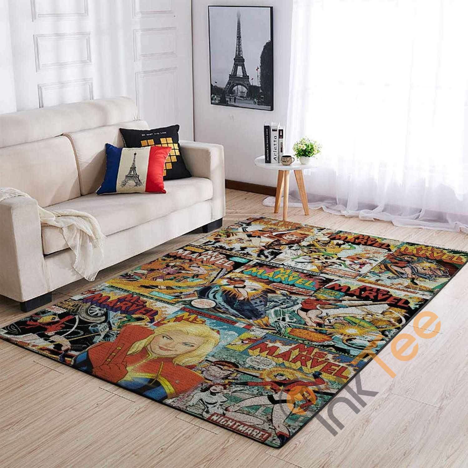 Ms. Marvel Captain Marvel Area Rug
