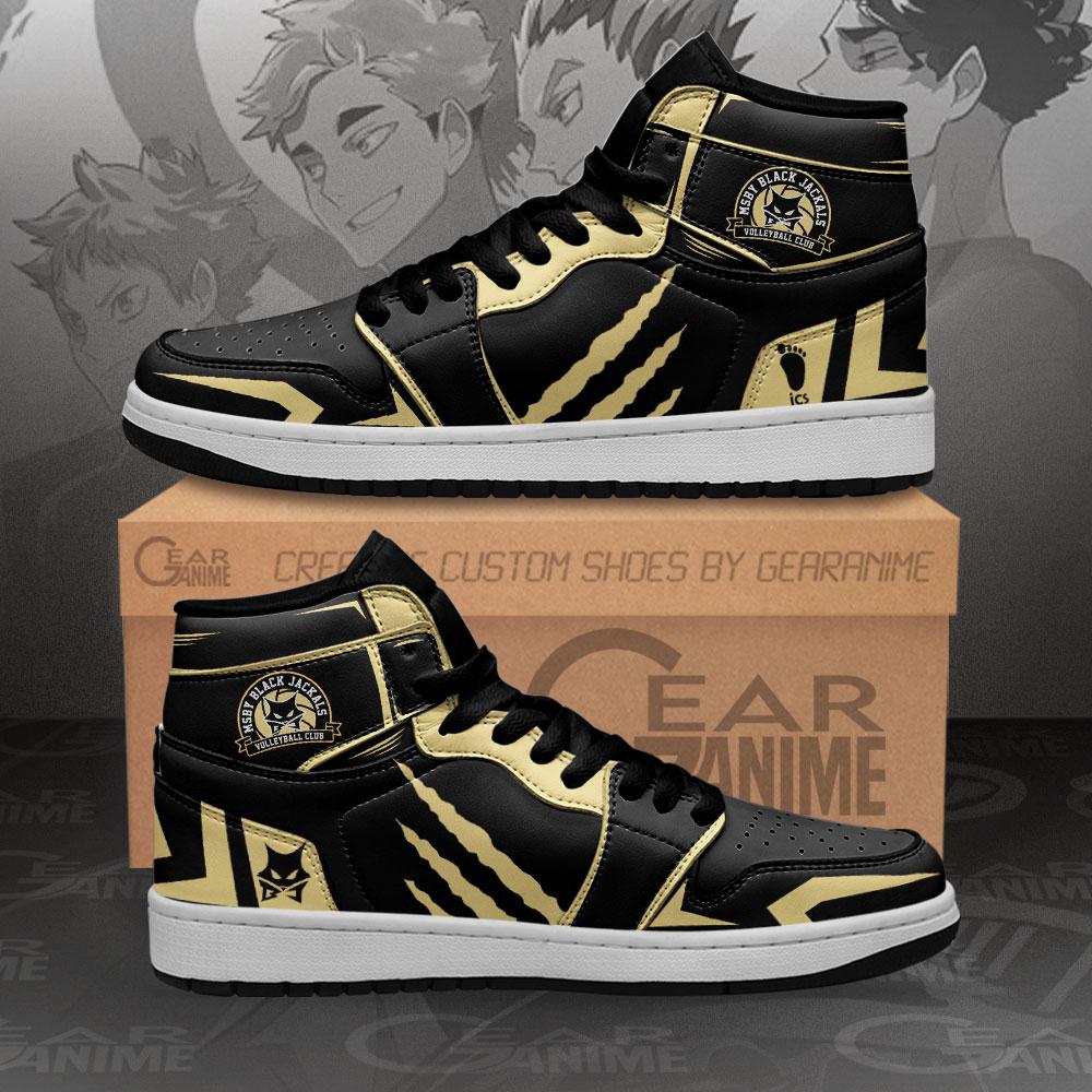 Msby Black Jackals Jordan Custom Anime Air Jordan Shoes