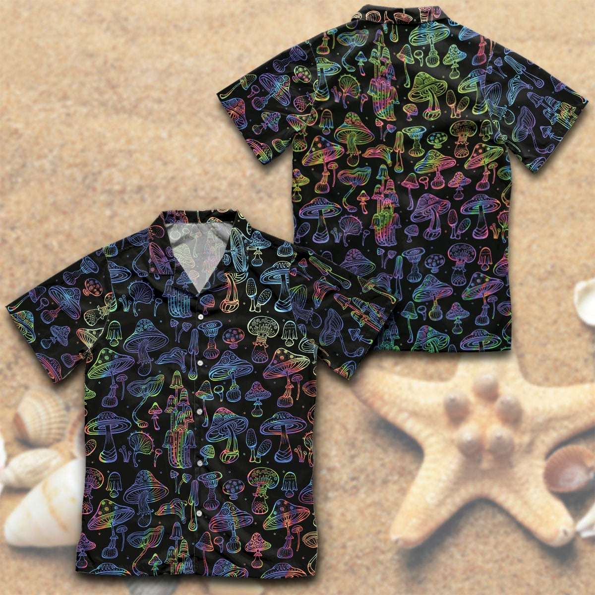 Mushroom Funny Tiedye Color Summer Vacation Gift For Mom Dad Birthday Hawaiian shirts 6 Mushroom Funny Tiedye Color Summer Vacation Gift For Mom Dad Birthday Hawaiian shirts