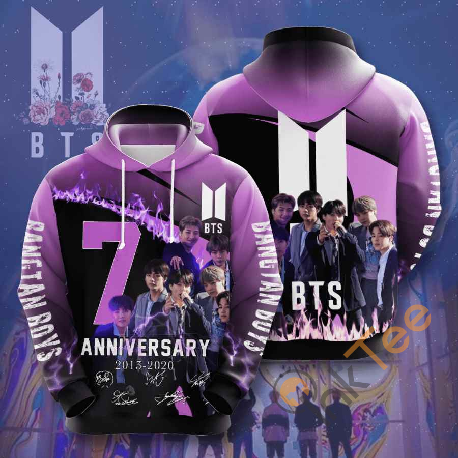 Music Kpop Bts Usa Hoodie 3D