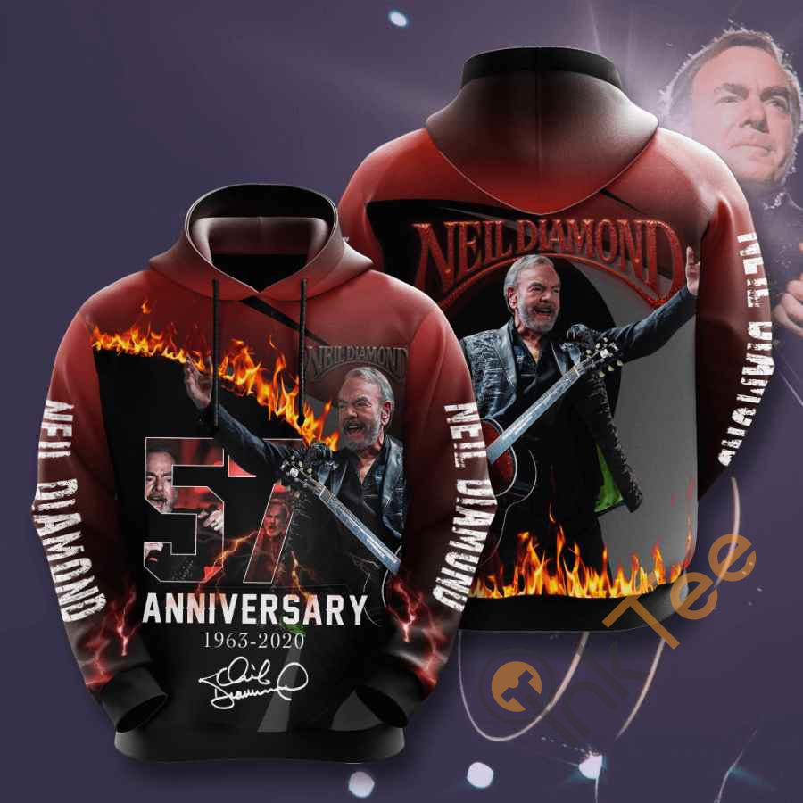 Music Neil Diamond Usa Hoodie 3D