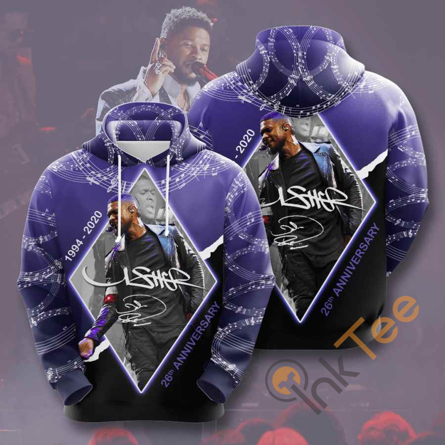 Music Usher Usa Hoodie 3D