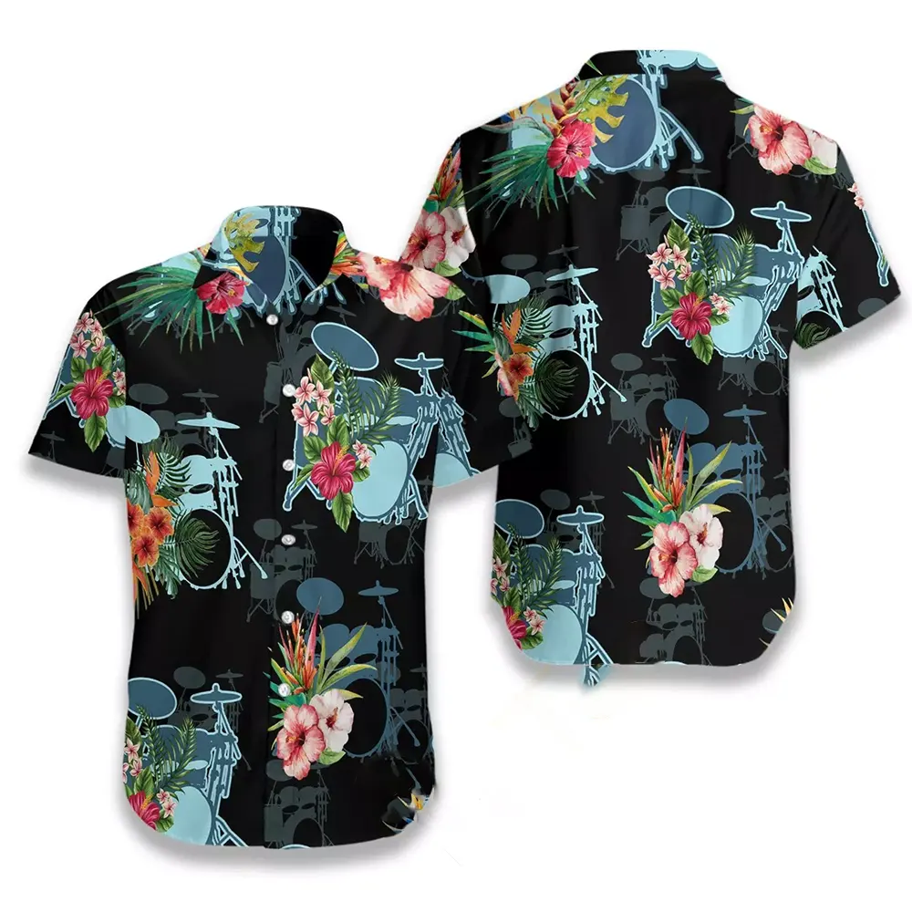 Musical Instrument Drums Hawaiian shirts 2 Musical Instrument Drums Hawaiian shirts