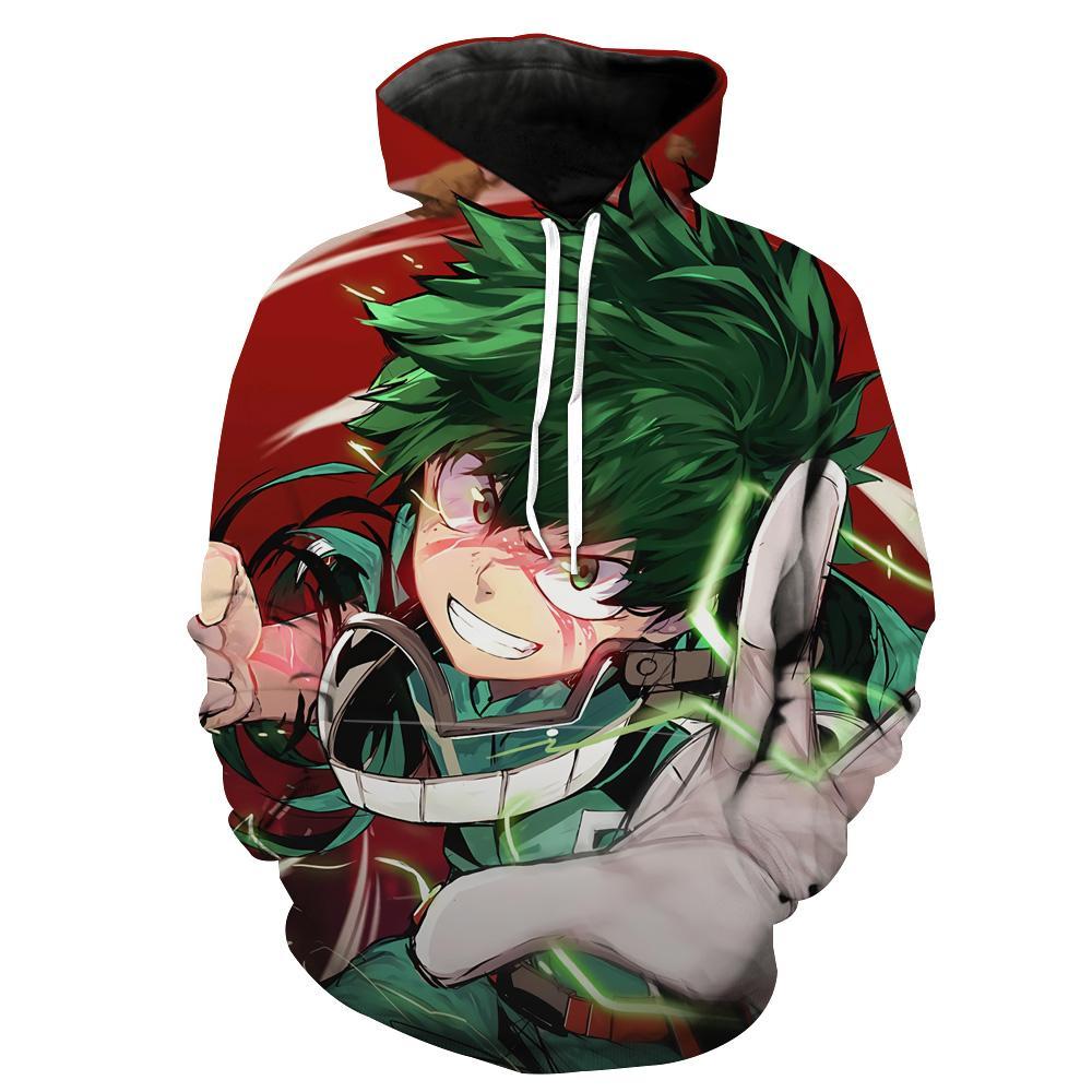 My Hero Academia Izuku Anime Hoodie 3D