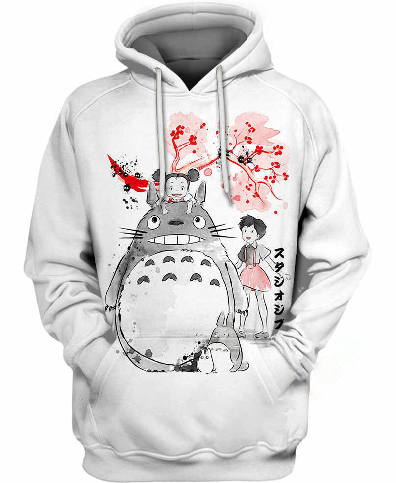 My Neighbor Sumi-e Hoodie 3D