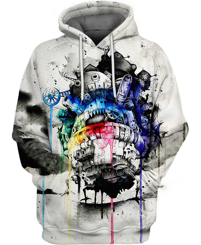 Mysterious Castle Hoodie 3D