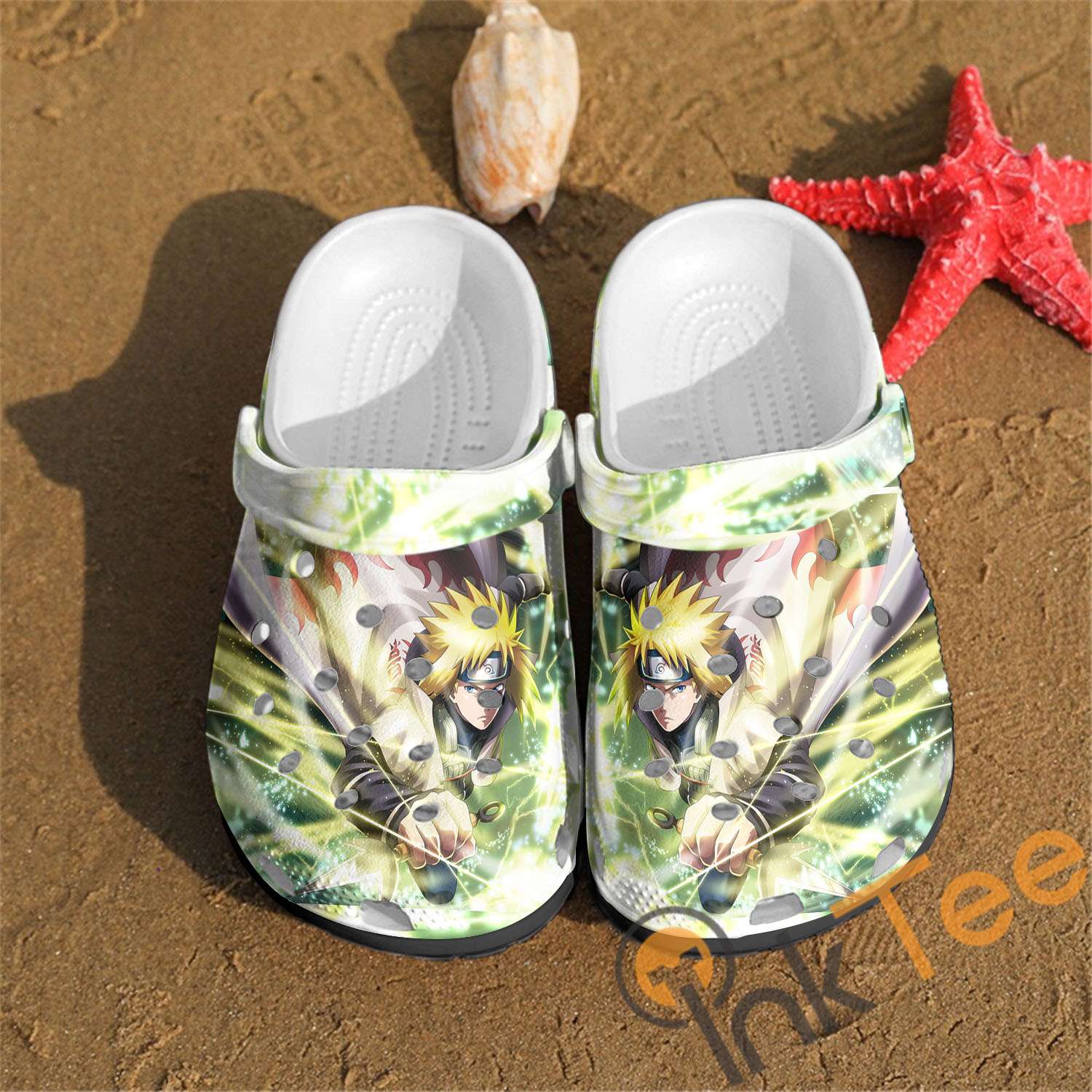 Namikaze Minato Anime Custom Style Crocs Clog Shoes