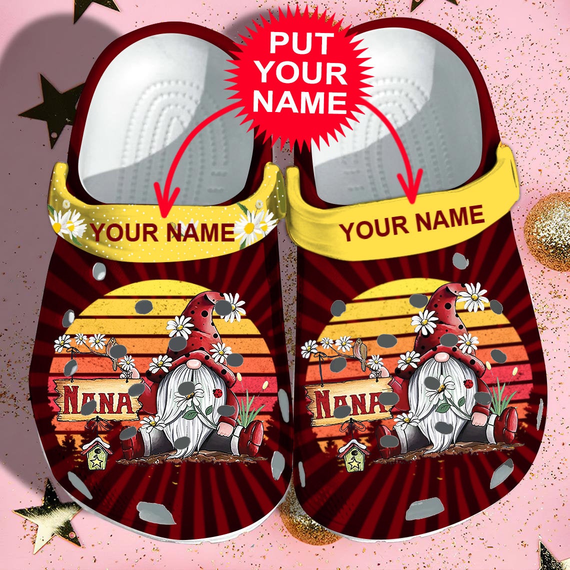 Nana Personalisation Crocs Clog Shoes