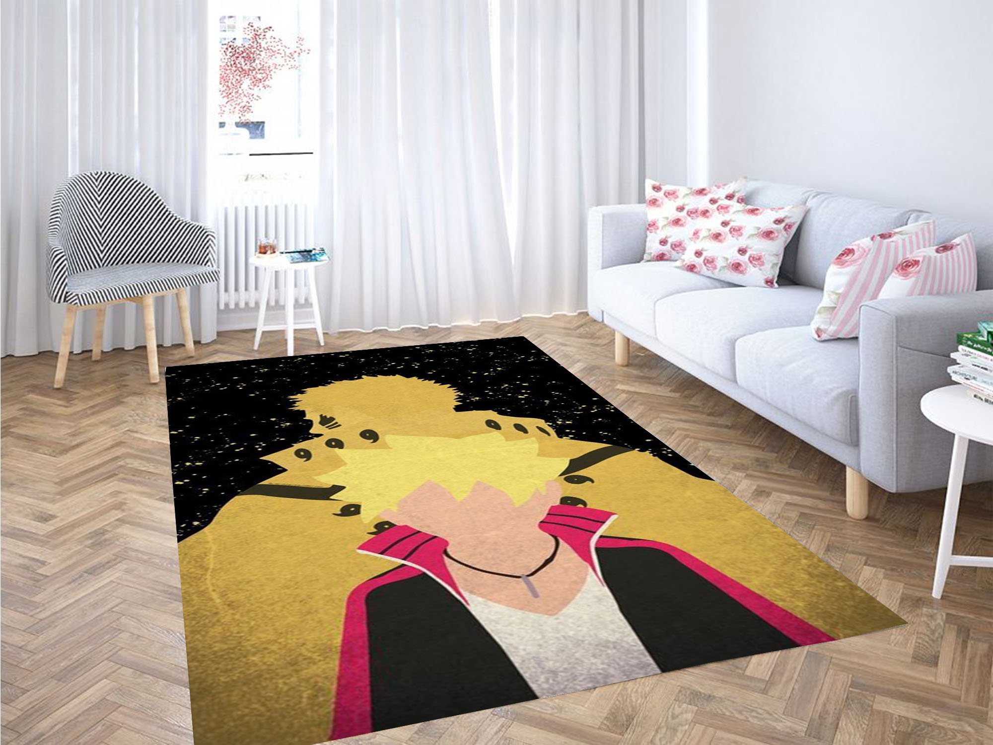 Naruto And Boruto Wallpaper Carpet Rug 1 Naruto And Boruto Wallpaper Carpet Rug
