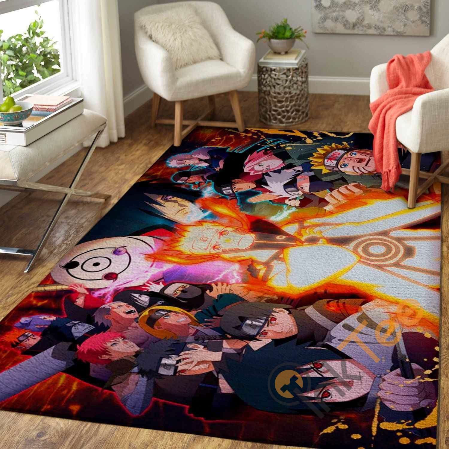 Naruto Characters Area Rug 5 Naruto Characters Area Rug
