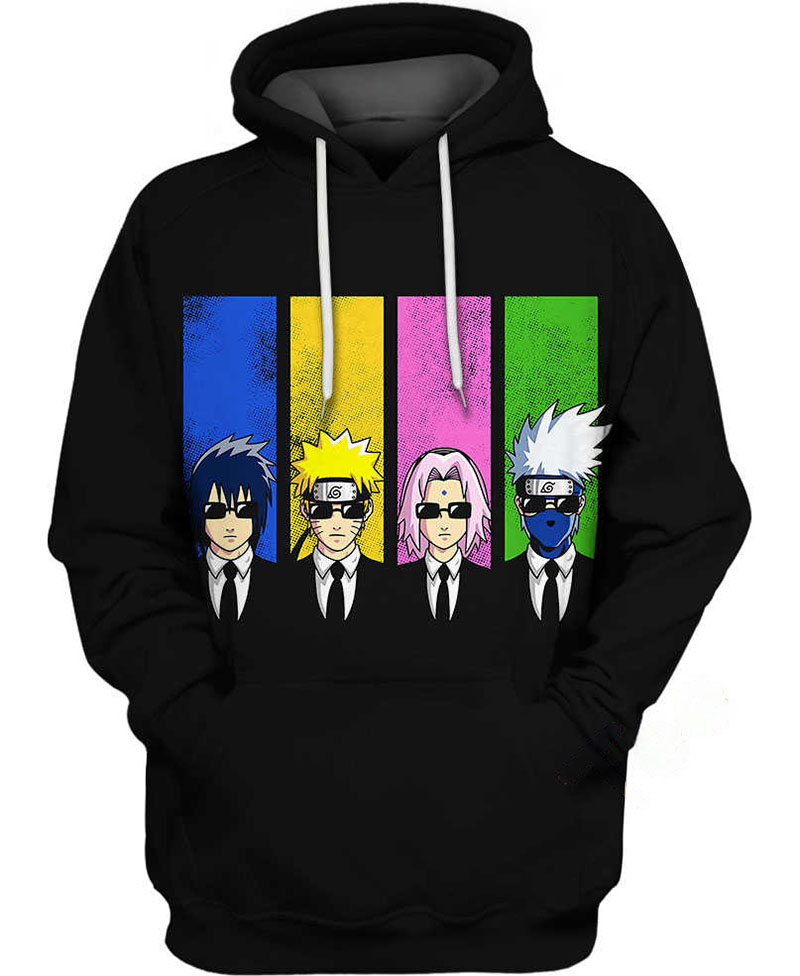 Naruto Colorful Hoodie 3D