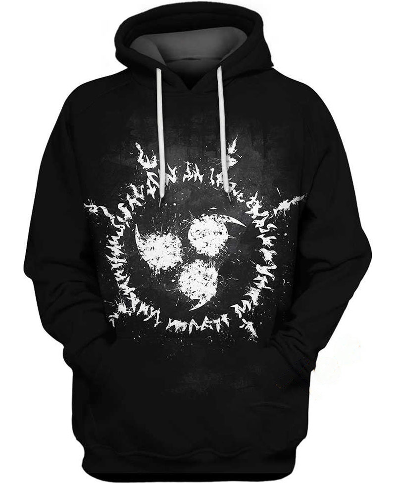 Naruto Curse Mark Hoodie 3D 11 Naruto Curse Mark Hoodie 3D