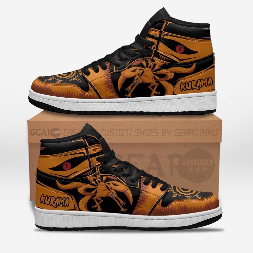 Naruto Kurama Custom Nine Tails Beast Naruto Anime Gifts Idea Air Jordan Shoes