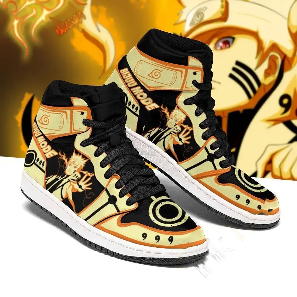 Naruto Nine-tails Chakra Mode Costume Anime Amazon Air Jordan Shoes
