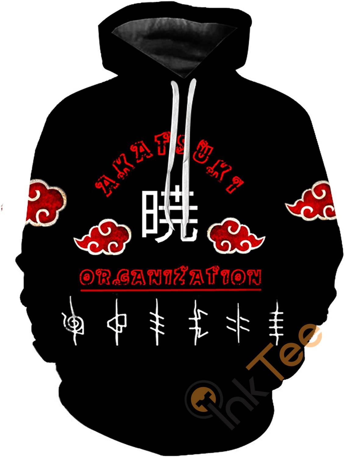 Naruto Print Pullover With Front Pocket Hoodie 3D 9 Naruto Print Pullover With Front Pocket Hoodie 3D