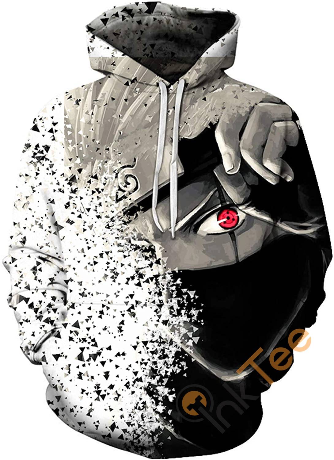 Naruto Print Pullover With Front Pocket Hoodie 3D 6 Naruto Print Pullover With Front Pocket Hoodie 3D