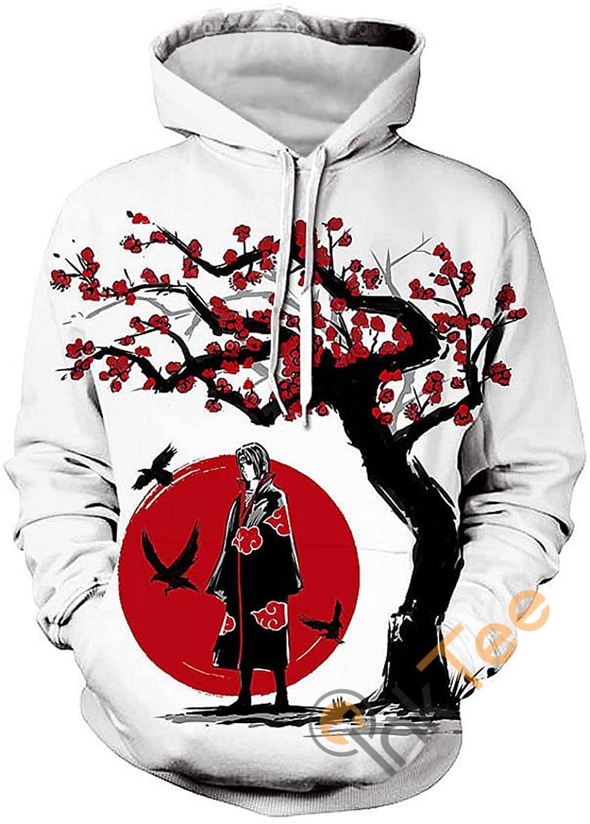Naruto Print Pullover With Front Pocket Hoodie 3D 12 Naruto Print Pullover With Front Pocket Hoodie 3D