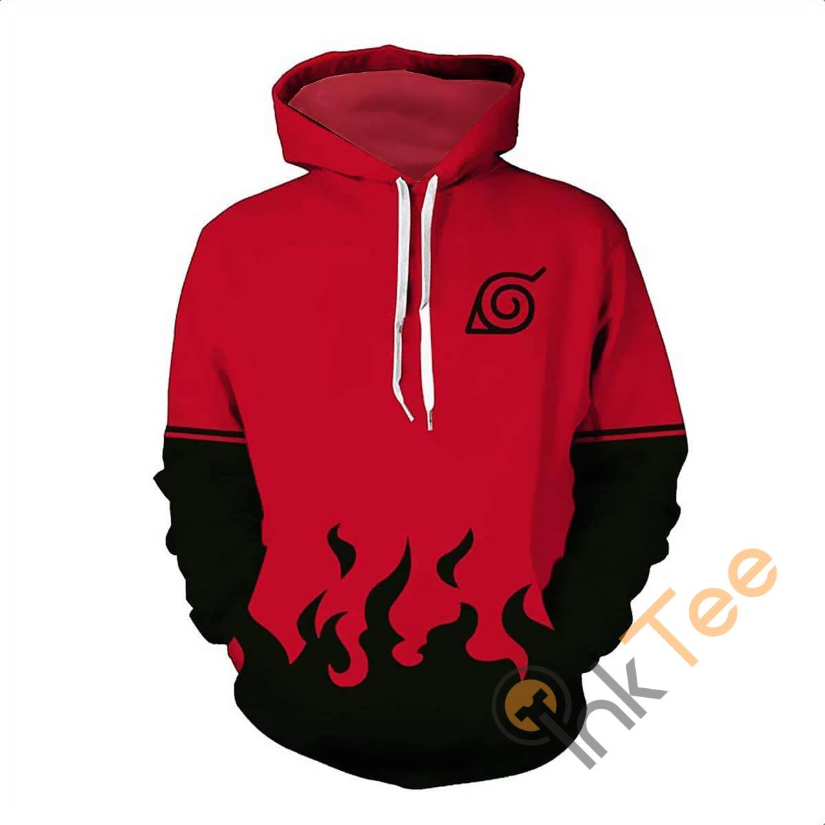 Naruto Print Pullover With Front Pocket Hoodie 3D 11 Naruto Print Pullover With Front Pocket Hoodie 3D