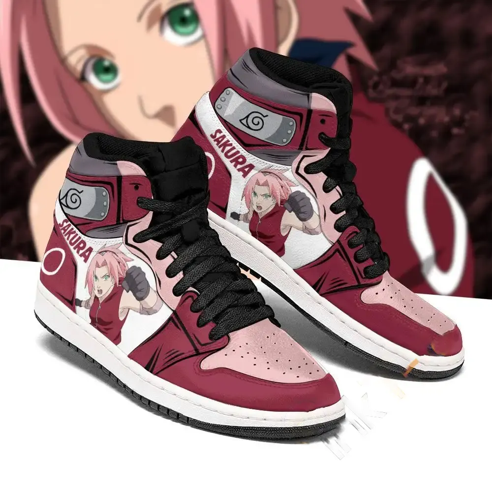 Naruto Sakura Haruno Symbol Costume Anime Amazon Air Jordan Shoes