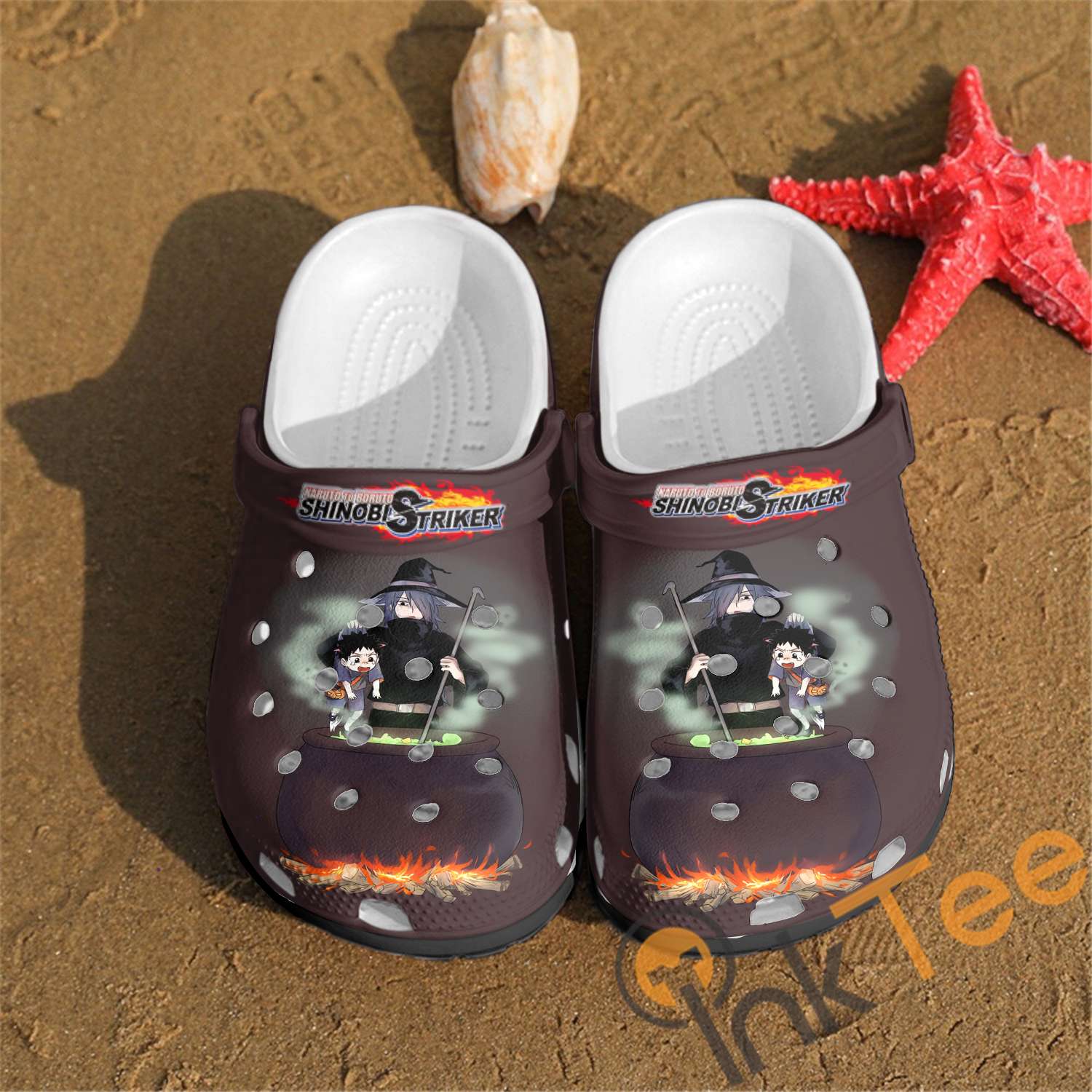 Naruto To Boruto Shinobi Striker Logo Style Crocs Clog Shoes