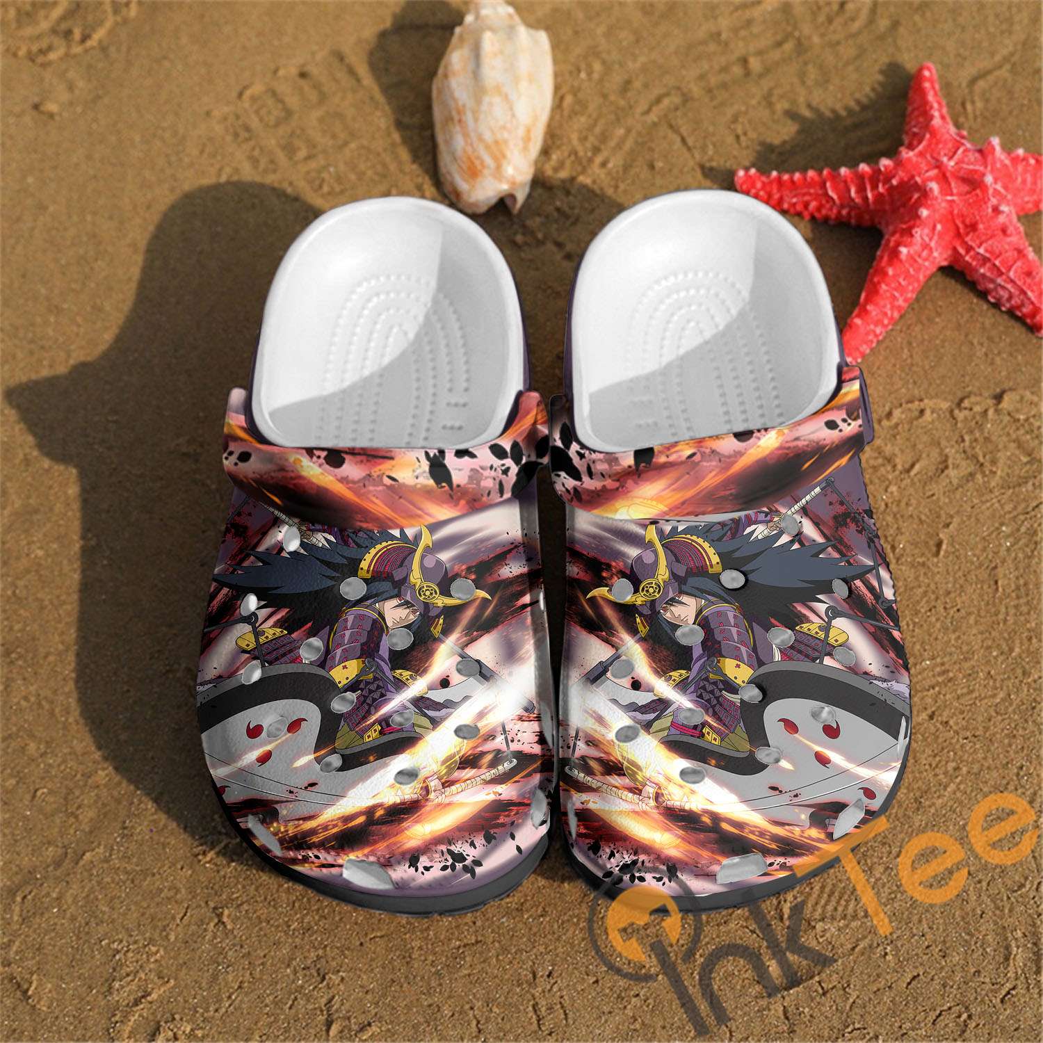 Naruto Uchiha Madara Anime Custom Style Crocs Clog Shoes