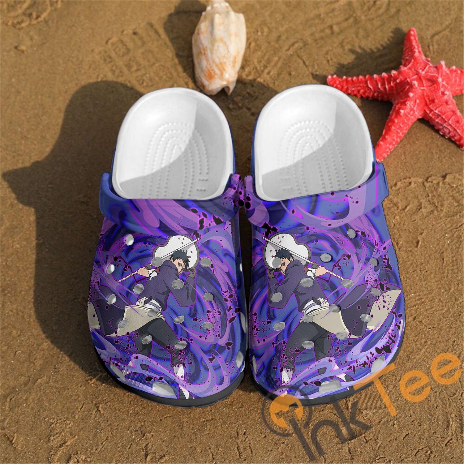 Naruto Uchiha Obito Anime Style Crocs Clog Shoes
