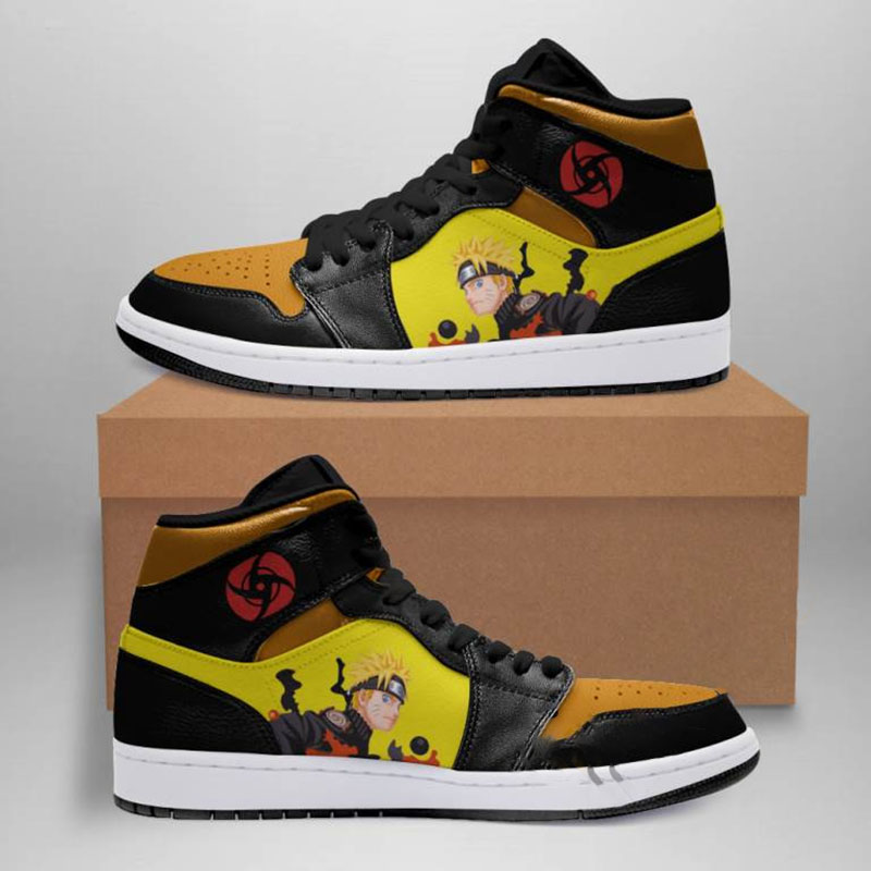 Naruto Uzumaki Custom Air Jordan Shoes