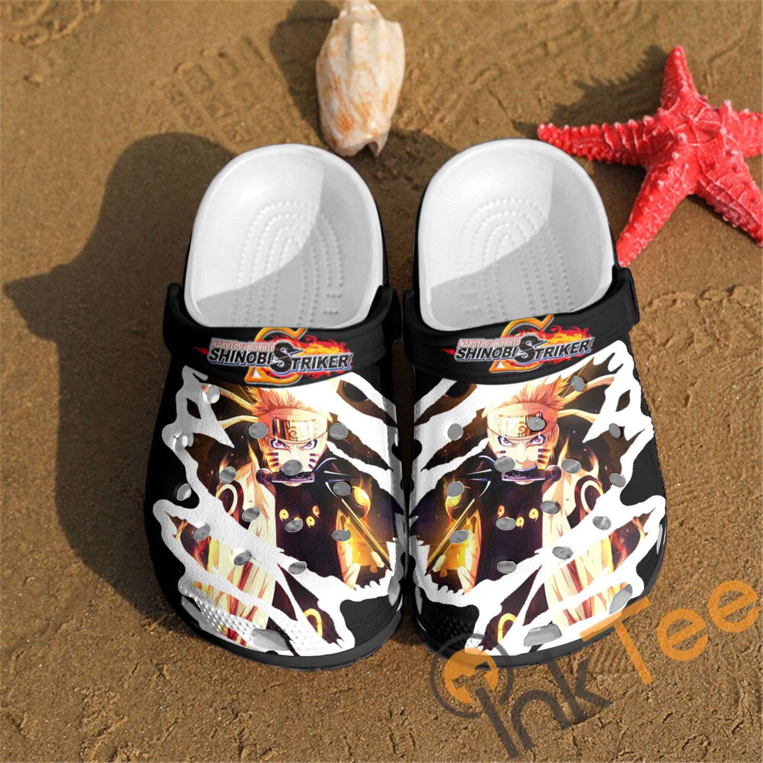 Naruto Uzumaki Six Paths Custom Style Crocs Clog Shoes
