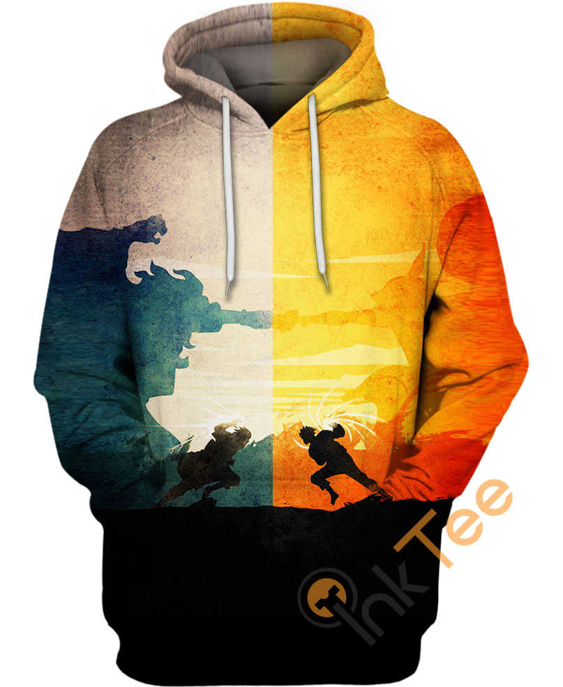 Naruto Vs Sasuke Hoodie 3D