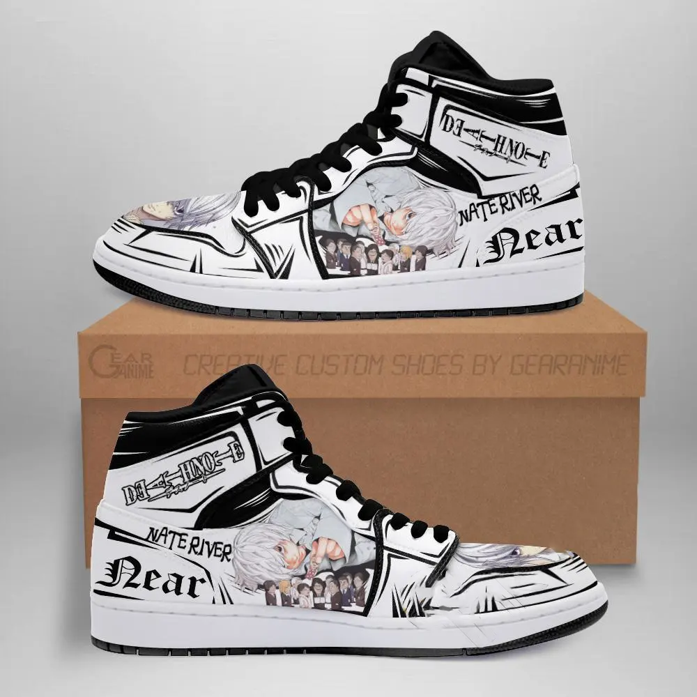 Nate River Near Custom Death Note Anime Amazon Air Jordan Shoes
