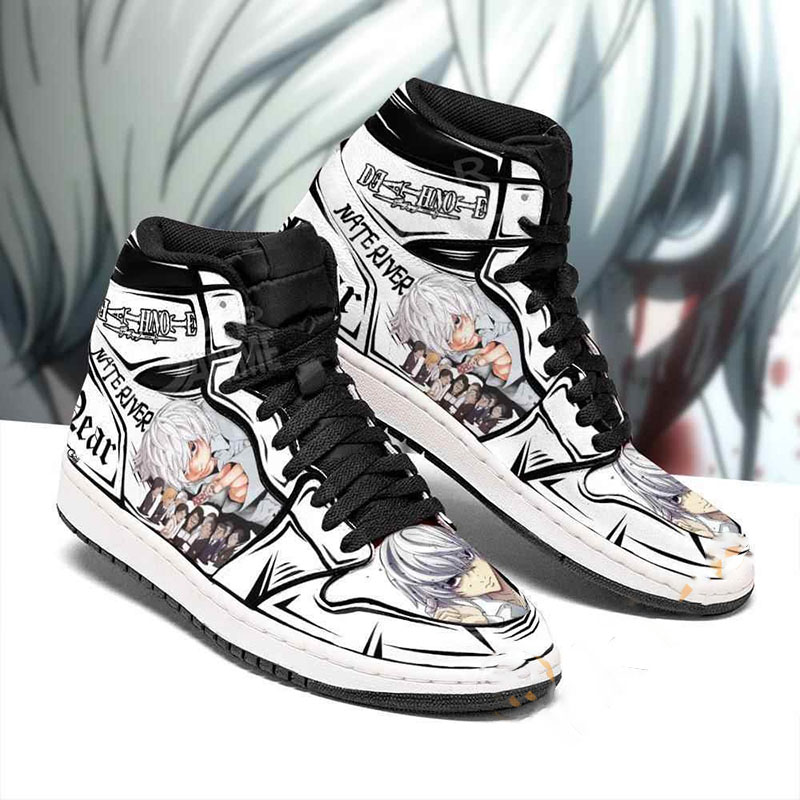 Nate River Near Custom Death Note Sneakers Anime Air Jordan Shoes 8 Nate River Near Custom Death Note Sneakers Anime Air Jordan Shoes