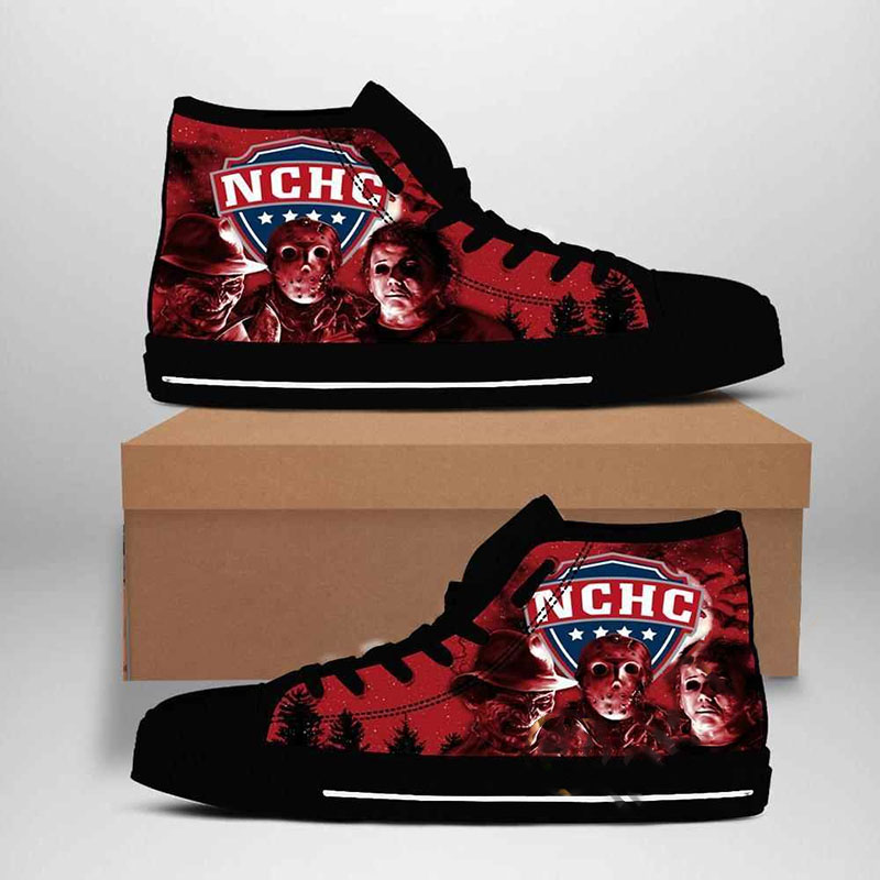 National Collegiate Hockey Conference Ncaa High Top Shoes