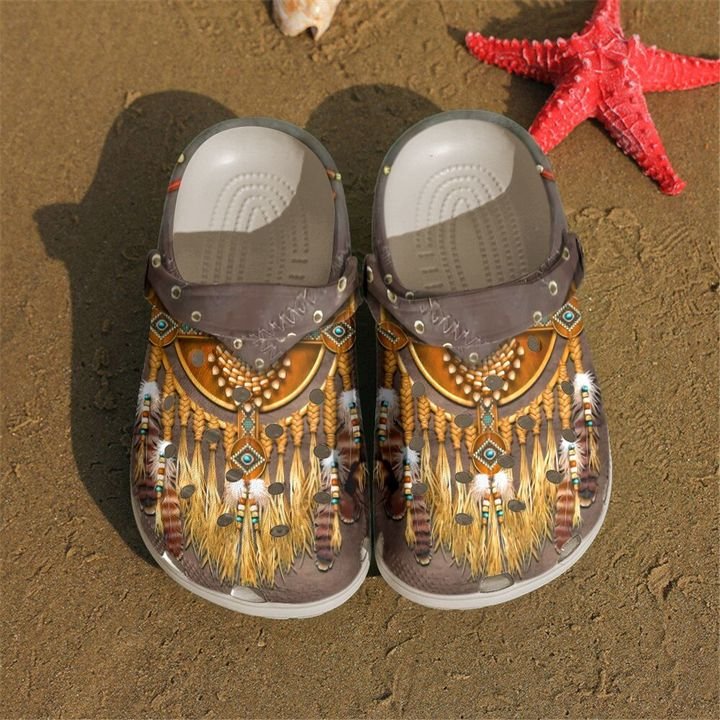 Native American Crocs Clog Shoes 12 Native American Crocs Clog Shoes