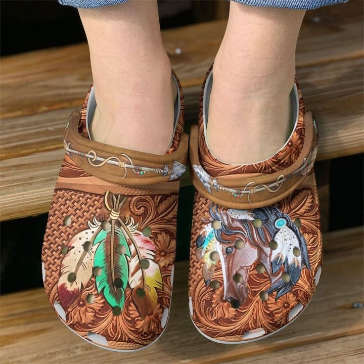 Native Arrow Crocs Clog Shoes